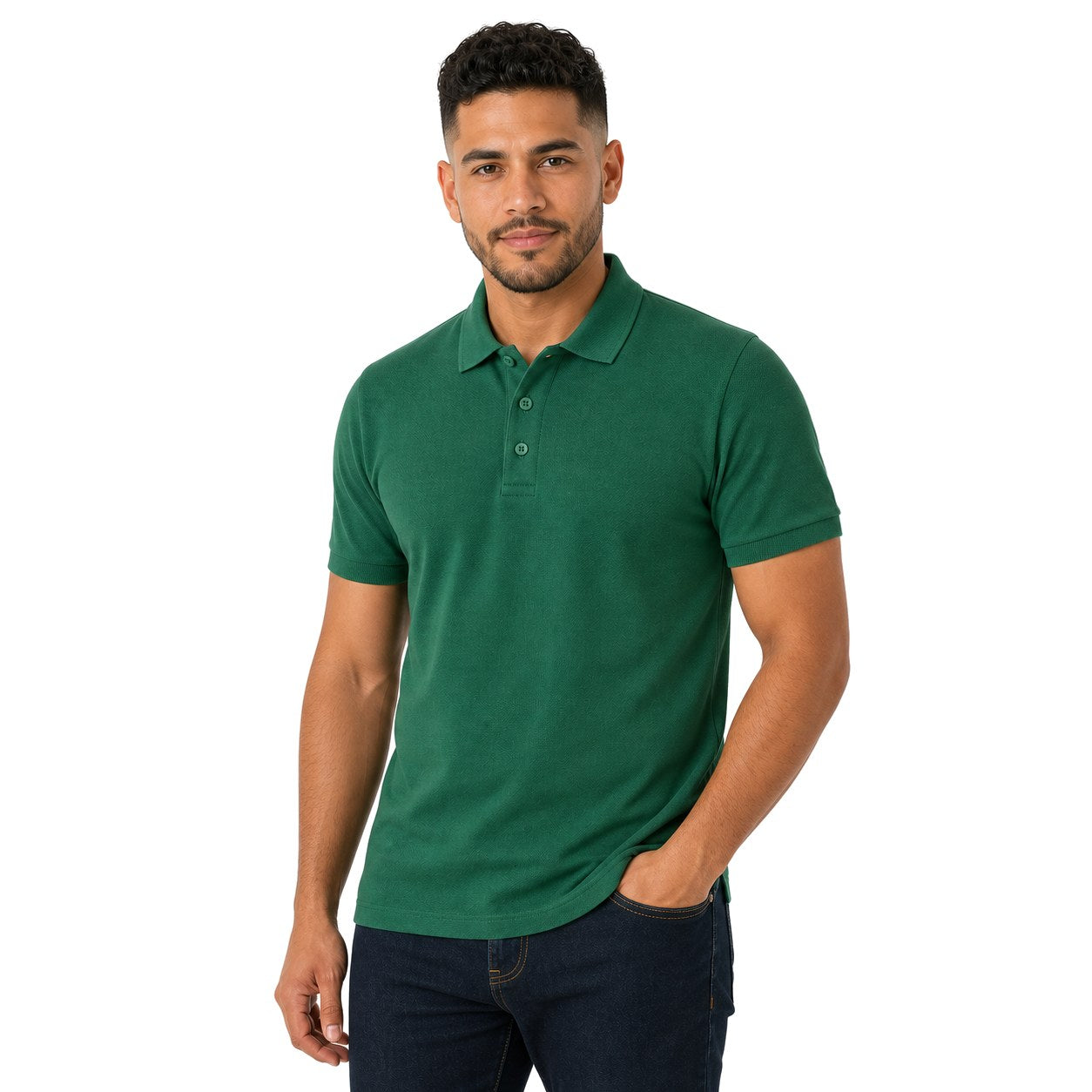 Polo Piqué 100% Algodón — Caballero